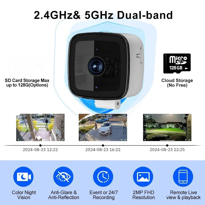 WiFi Monitor Camera with Night Vision