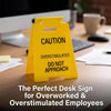 Office Warning Desk Signs