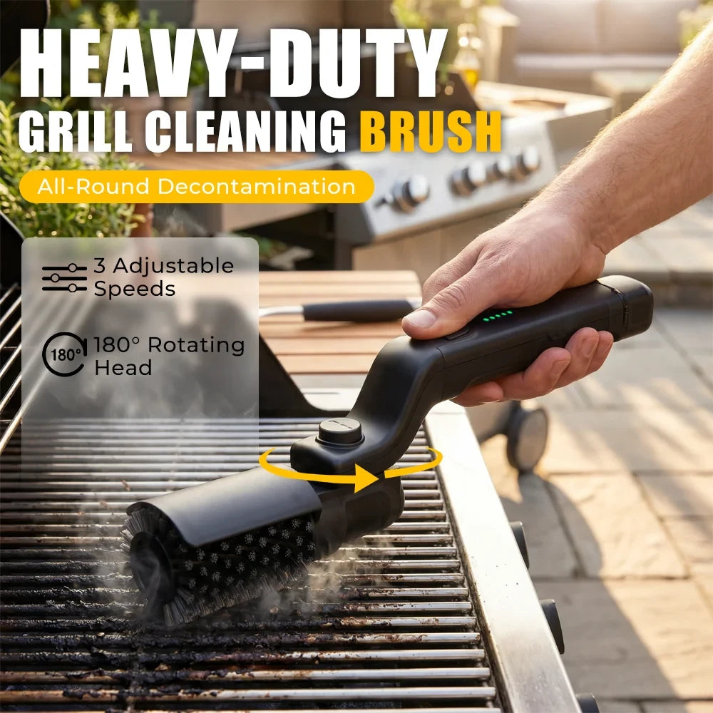 Cordless Electric Grill Cleaning Brush