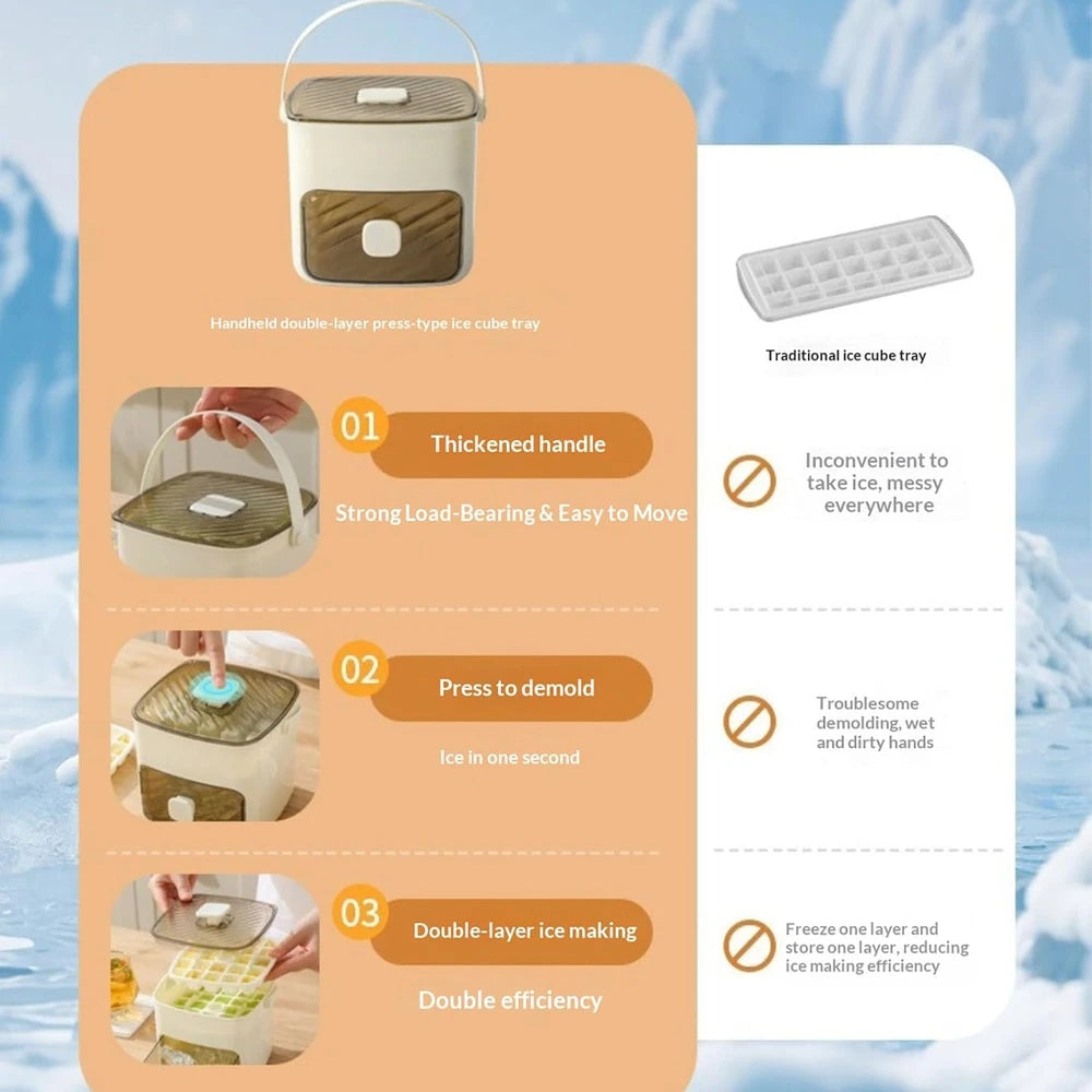 Compact Ice Maker and Storage Bin