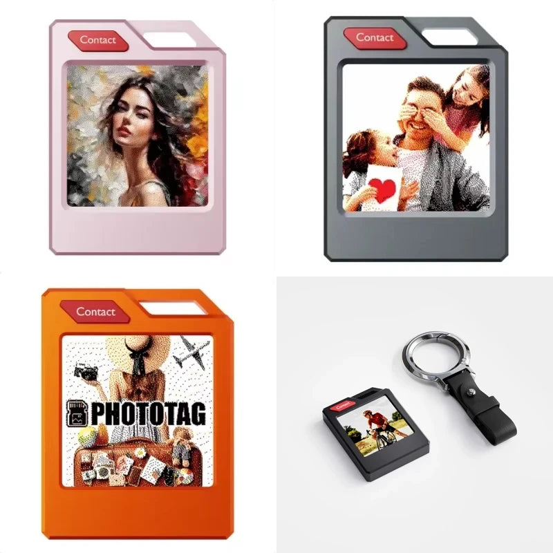 Color E-Ink Smart Tag Keychain