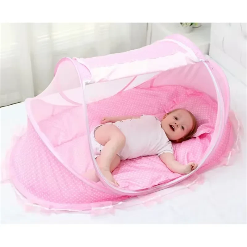 Portable Baby Bed with Insect Net