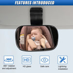 Baby Car Mirror -> Clip-on or Suction Cup