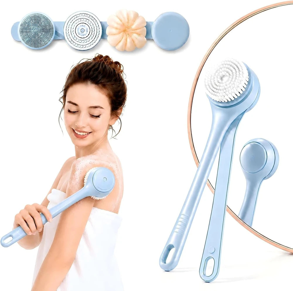 Electric Bathing Brush and Back Scrubber