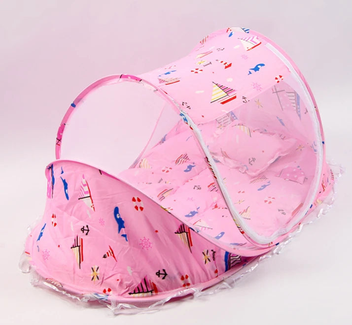 Portable Baby Bed with Insect Net
