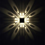 Hollow Design RGB Aluminum Wall Light