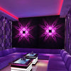 Hollow Design RGB Aluminum Wall Light