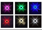 Hollow Design RGB Aluminum Wall Light