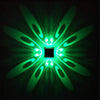 Hollow Design RGB Aluminum Wall Light