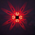 Hollow Design RGB Aluminum Wall Light