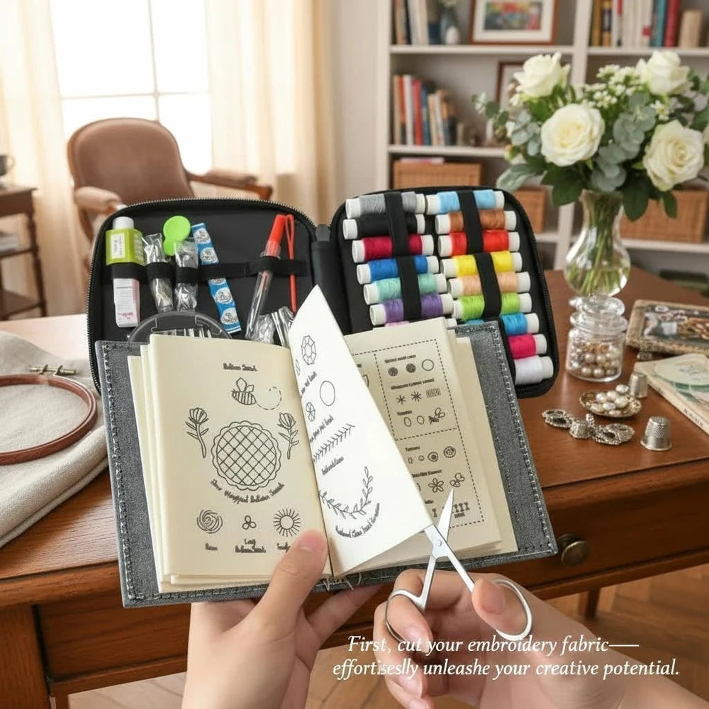 Embroidery Kit and Book