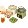 Compact Ice Maker and Storage Bin