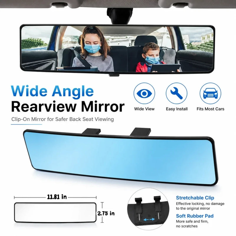 Wide Angle Car Rearview Mirror
