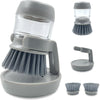 Dish Brush with Built-in soap dispenser and convenient stand