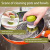 Dish Brush with Built-in soap dispenser and convenient stand