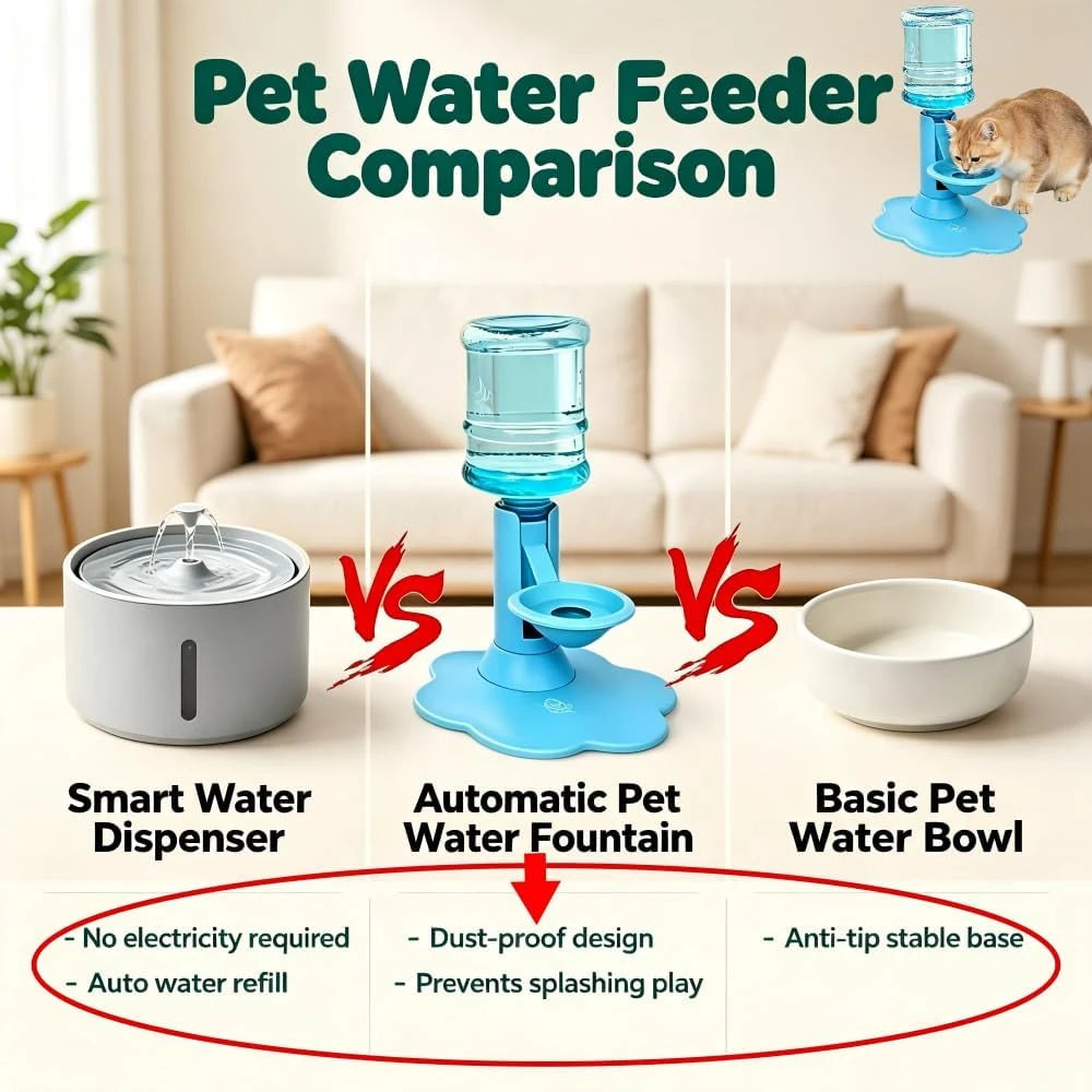 Automatic Gravity Cat Water Dispenser