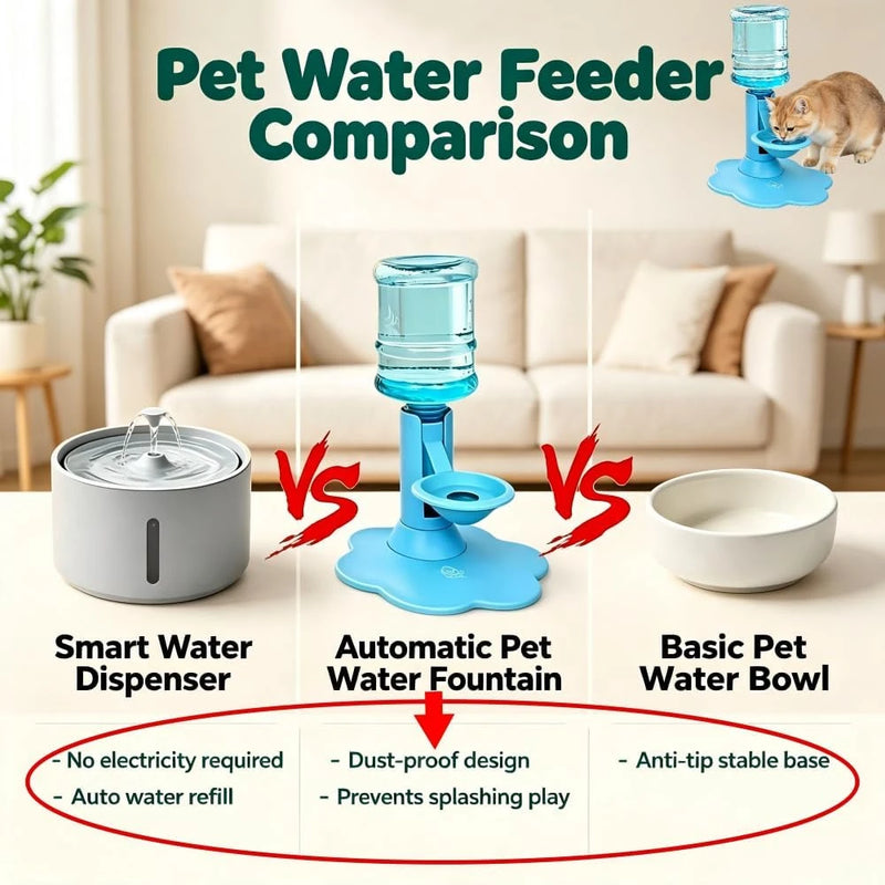 Automatic Gravity Cat Water Dispenser