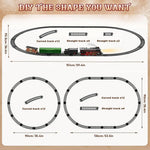 Electric Train Set with Smokes and Lights