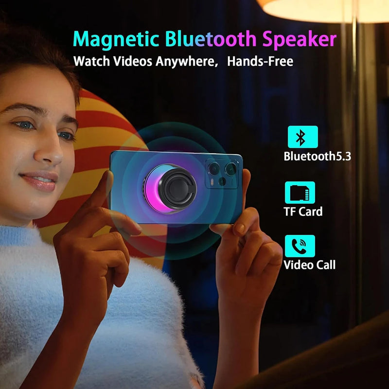 Waterproof Magnetic LED Bluetooth Speaker