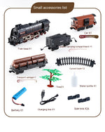 Electric Train Set with Smokes and Lights