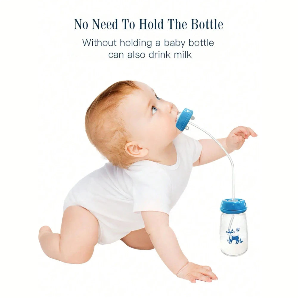 Hands-Free Baby Feeding Bottle