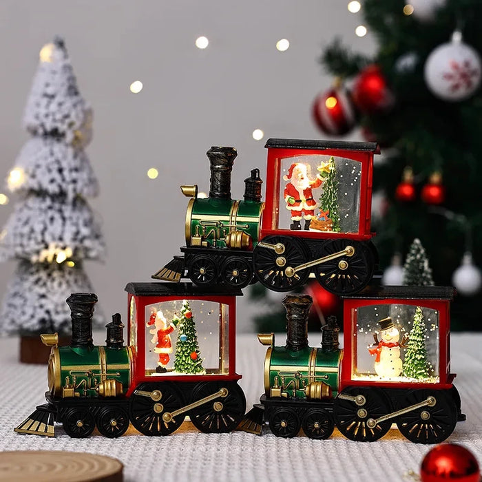 Christmas Train Engine with Light