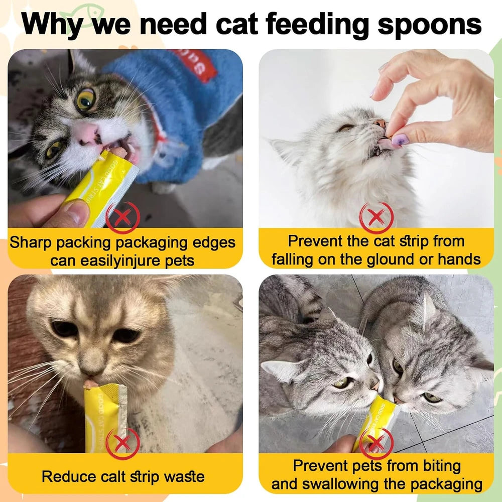 Cat Treat Squeeze Spoon