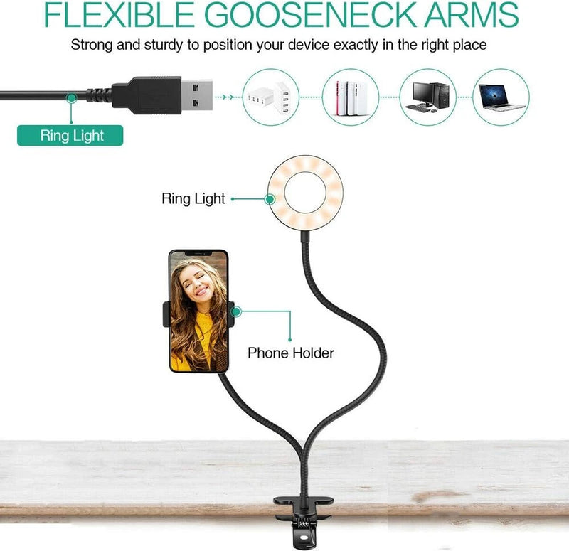 Selfie Ring Light with Phone Holder