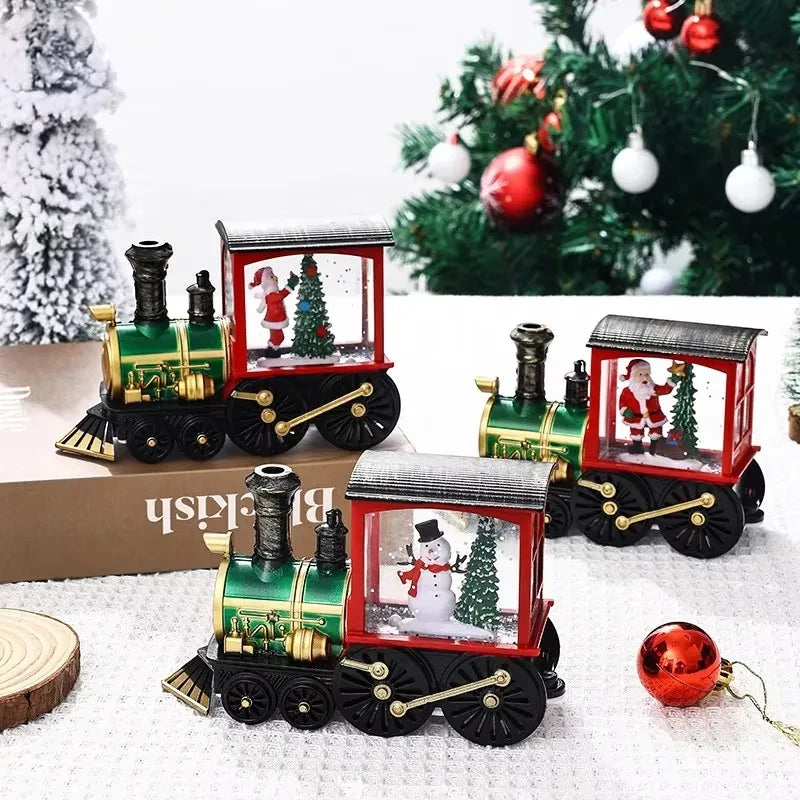 Christmas Train Engine with Light