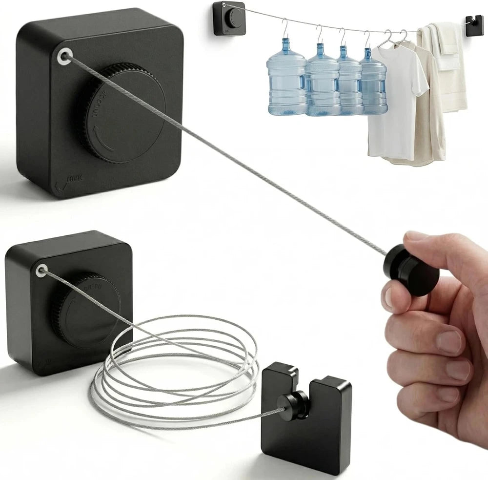 Retractable Wall Mounted Clothesline