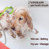 Dog Bath Brush with Soap Dispenser