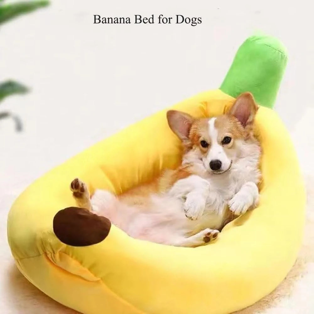 Banana Bed for Dogs and Cats