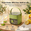 Compact Ice Maker and Storage Bin