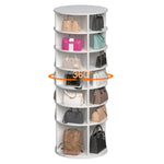 Rotating Shoe Rack Tower