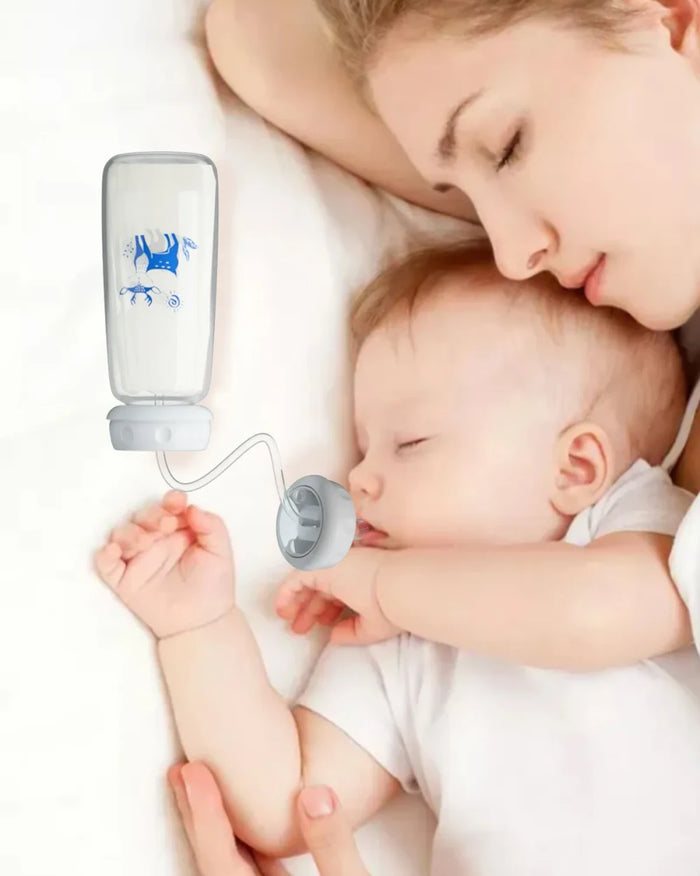 Hands-Free Baby Feeding Bottle