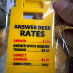 Office Warning Desk Signs