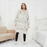 USB Heated Oversized Hoodie Blanket