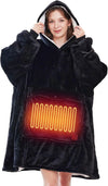 USB Heated Oversized Hoodie Blanket