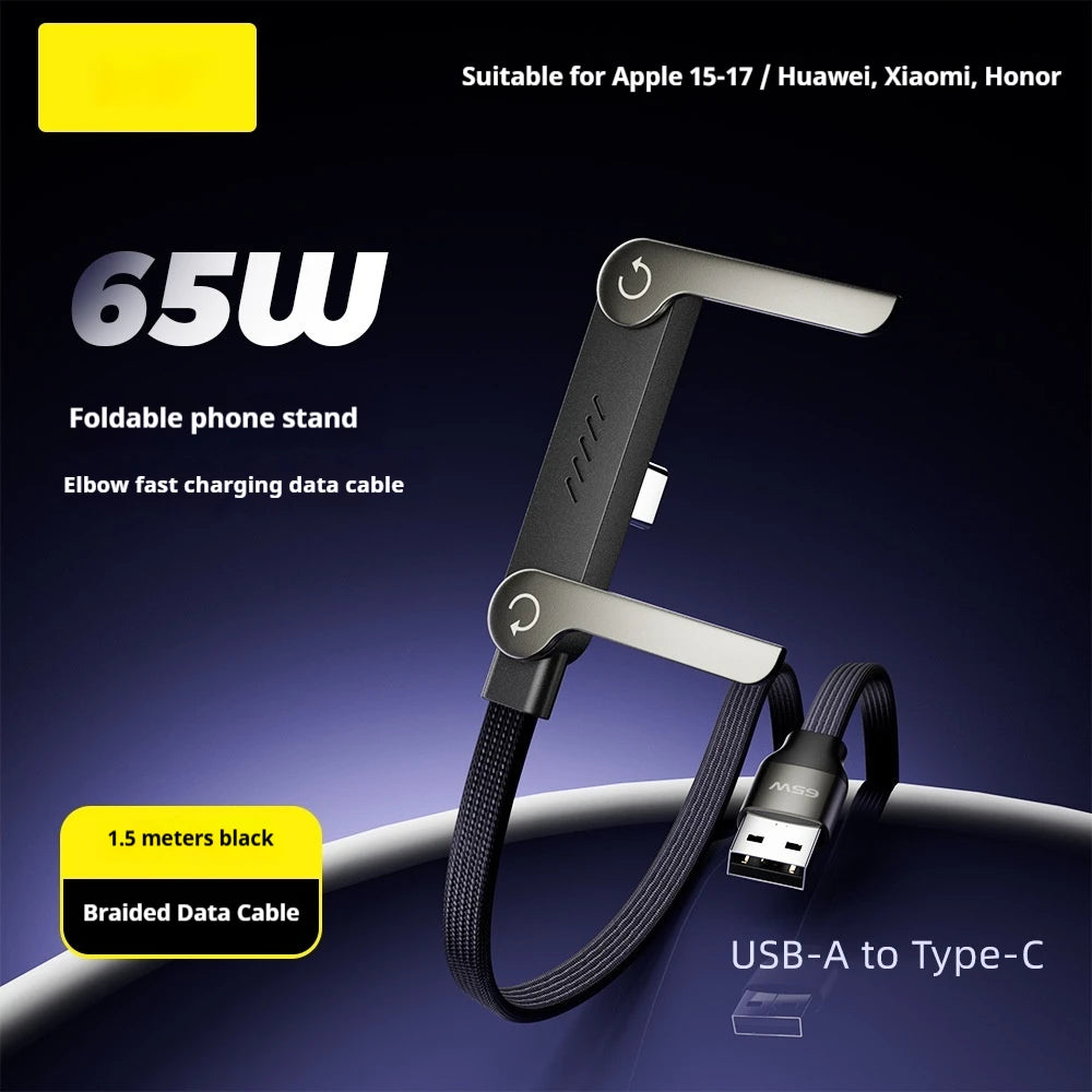 2-in-1 Charging Cable and Phone Stand