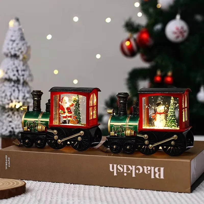 Christmas Train Engine with Light
