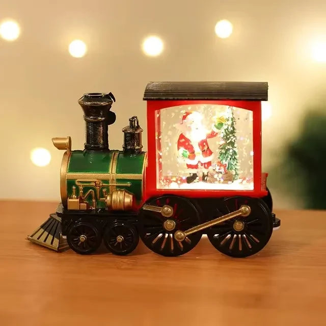 Christmas Train Engine with Light