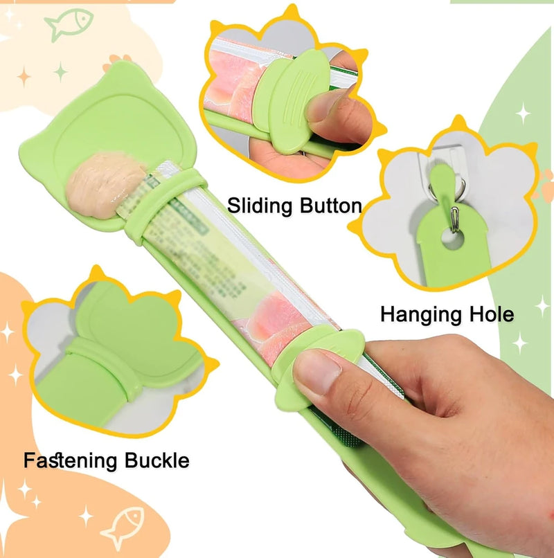 Cat Treat Squeeze Spoon