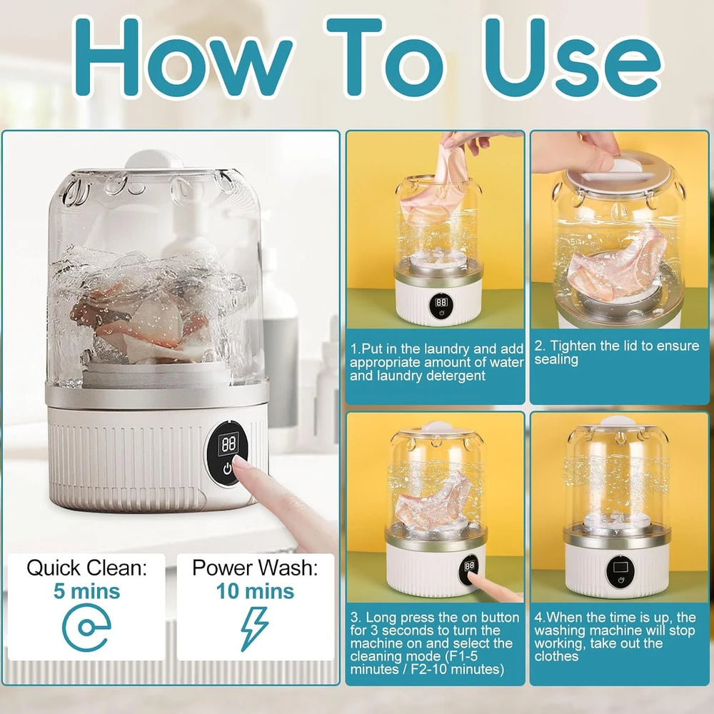 Portable Mini Washing Machine