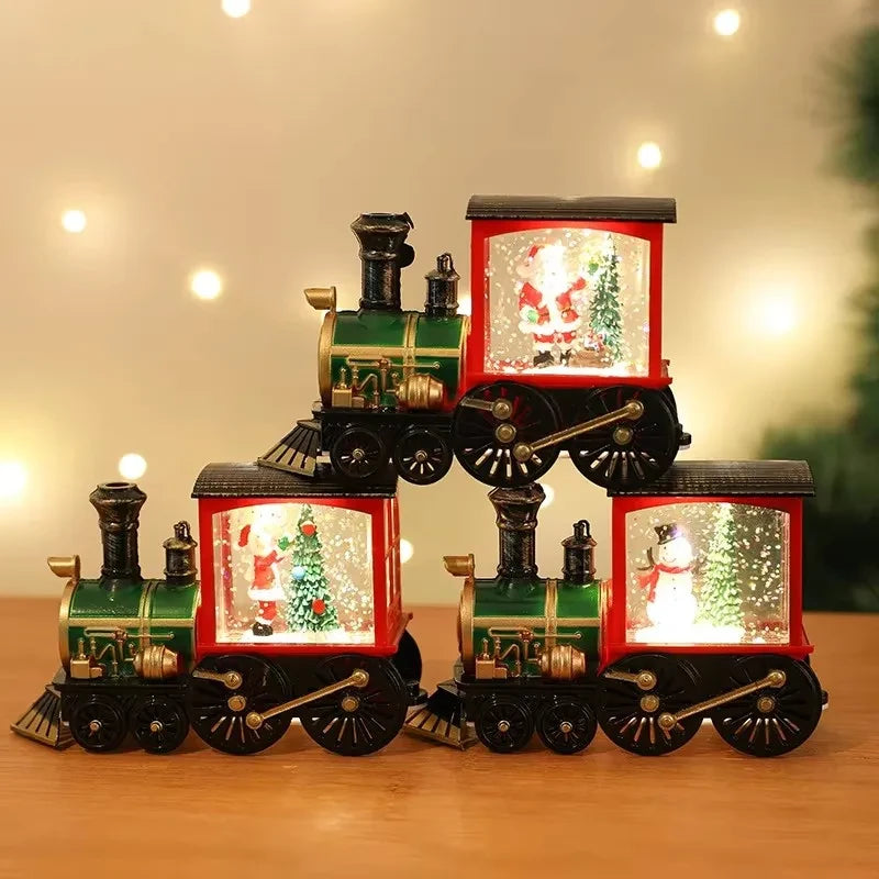 Christmas Train Engine with Light