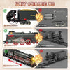 Electric Train Set with Smokes and Lights