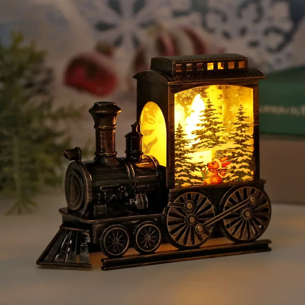 Christmas Retro Train LED Night Light