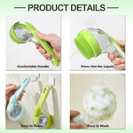 Dog Bath Brush with Soap Dispenser
