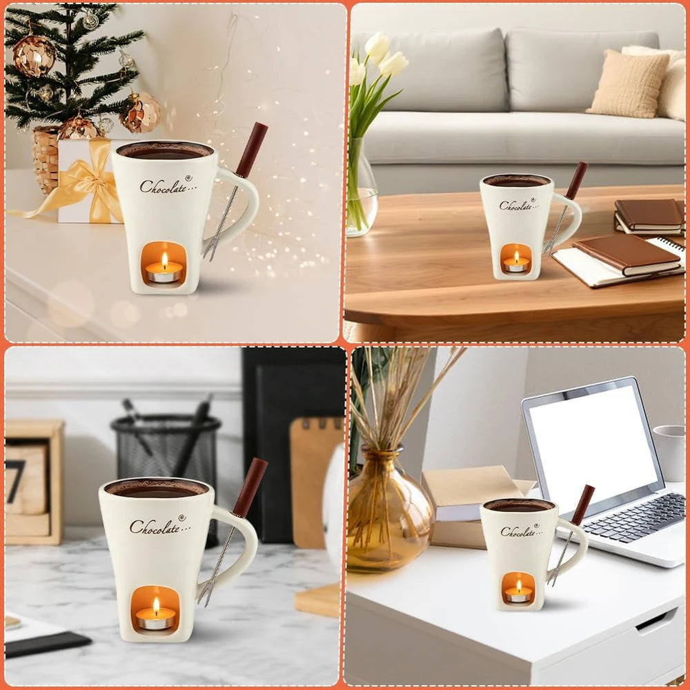 Ceramic Chocolate Fondue Mug