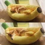 Banana Bed for Dogs and Cats