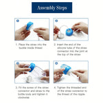 Hands-Free Baby Feeding Bottle